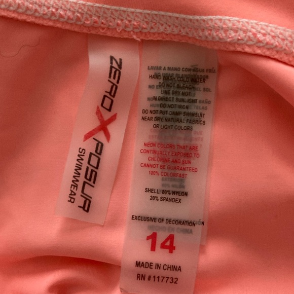 ZeroXposur Big Girls Floral 3pc Tankini Set Skirt - Picture 7 of 7